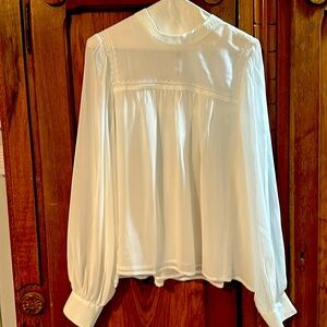 Long sleeve blouse with detailing